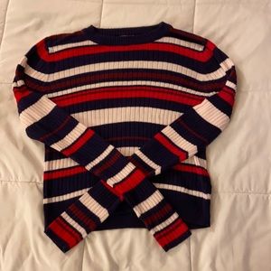 Stripped target sweater